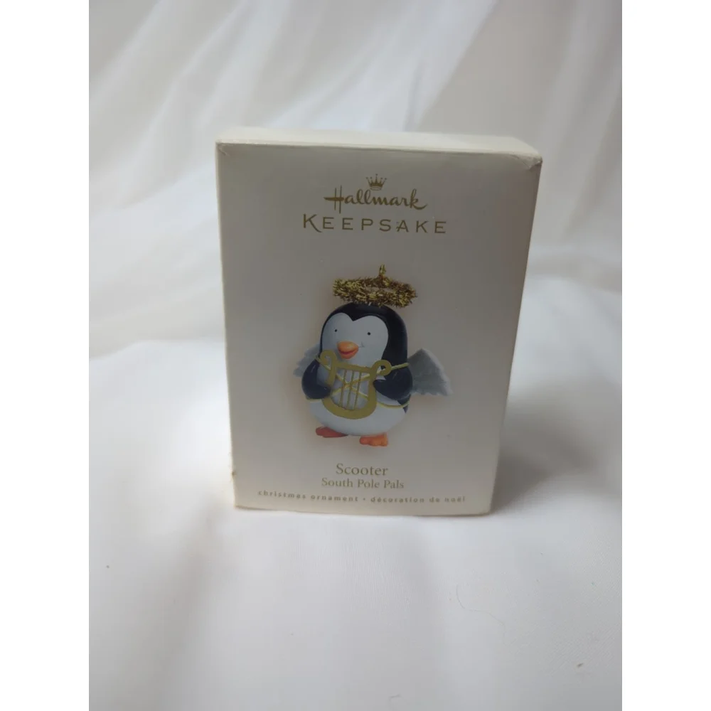 Hallmark Keepsake Ornament 2007 Scooter Angel South Pole Pals Penguin